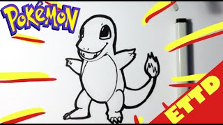 How to Draw Pokemon - Charmader - Easy Things To Draw