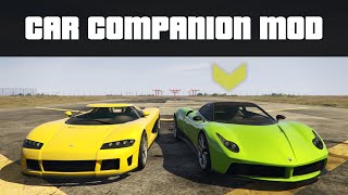 CAR COMPANION MOD (Driverless Cars, Planes & Bikes That Follow You!) | GTA 5 PC Mods