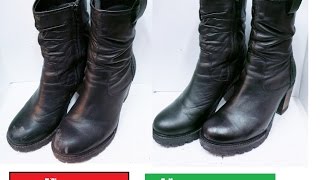 Как убрать глубокие царапины с обуви