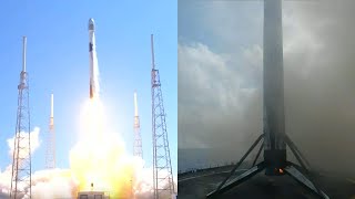 SpaceX Starlink 56 launch & Falcon 9 first stage landing, 19 August 2022