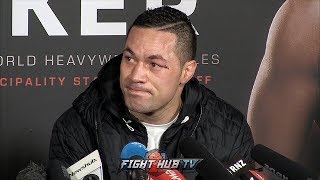 JOSEPH PARKER GUTTED OVER JOSHUA LOSS - FULL PARKER POST FIGHT PRESS CONFERENCE - JOSHUA VS PARKER