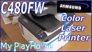 Samsung C480FW Color Laser, Unboxing & first print - 347