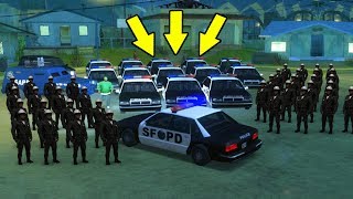 ВОТ ЧТО БУДЕТ ЕСЛИ СИДЖЕЙ СТАНЕТ ПОЛИЦЕЙСКИМ В GTA SAN ANDREAS