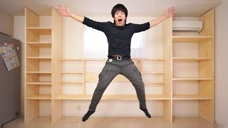 手作りで巨大テレビボード作ってみた！