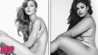 Plus-Size Model Recreates Gigi Hadid's Nude Photoshoot