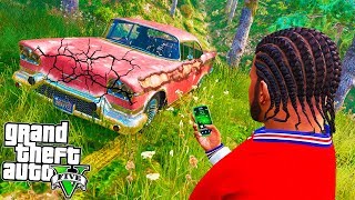 РЕАЛЬНАЯ ЖИЗНЬ В GTA 5 - НАШЕЛ В ЛЕСУ ДОРОГУЮ ЗАБРОШЕННУЮ ТАЧКУ! ОБЗОР МОДА В ГТА 5 ВИДЕО ИГРЫ МОДЫ