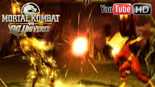 Mortal Kombat VS DC Universe [Xbox 360] - ✪ Captain Marvel Vs Scorpion ✪ | Full HD