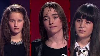 А.Мошкорина, В.Черноклинов, М.Саидазимова. "Штиль" - Поединки - Голос Дети - Сезон 3