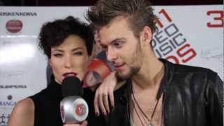TV show — "Нескучно с Евой Адамс" @ OE VMA 2011 (Part 1, unreleased) [HD]