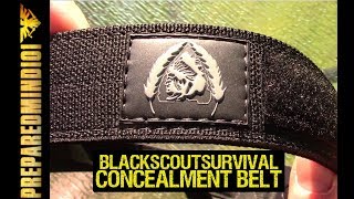 BlackScoutSurvival Concealment Belt: Urban E&E Belt - Preparedmind101