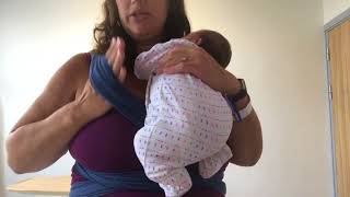 How to put a newborn in a stretchy wrap