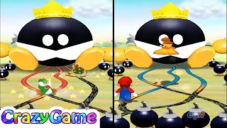 Mario Party 5 - All Funny Minigames Gameplay