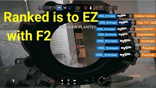 Ranked is to EZ with the F2 - Tom Clancy's Rainbow Six Siege
