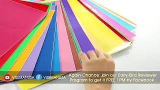 12'' X 12'' Adhesive Vinyl Sheets with 2 Clear Transfer sheets