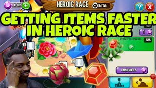 TIPS FOR GETTING ITEMS FASTER | HEROIC RACE HIGH SCORE DRAGON