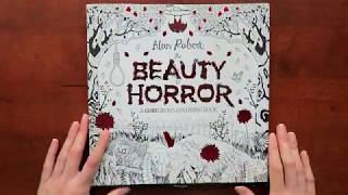 Обзор раскраски THE BEAUTY OF HORROR