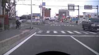 国道161号線旧道　仰木口交差点～堅田駅前～琵琶湖大橋西詰付近