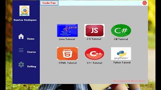 C# Designing Course Code Dashboard Modern Card UI Flat Design C#  VB NET in Visual Studio 2017.