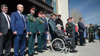 Парад в честь столетия ветерана Великой Отечественной войны