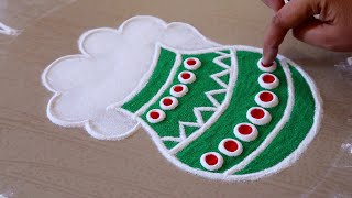 Beautiful Sankranthi Bhogi Kundalu Muggulu | Pongal Rangoli Design | Sankranthi Rangoli 2020