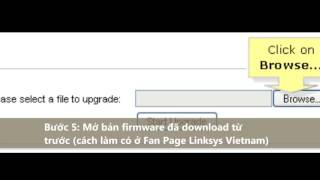 Linksys Video Hướng Dẫn: Cách Update Firmware Router