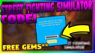 ? Street Fighting Simulator CODE!!