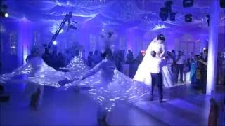 Очень красивый свадебный танец! Светящиеся АНГЕЛЫ и ПТИЦЫ СЧАСТЬЯ для танца молодых. 8928 2796705