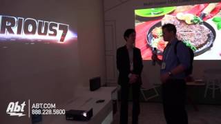 LG MiniBeam PF1000U Ultra Short Throw Projector with Smart TV - Abt CES 2016