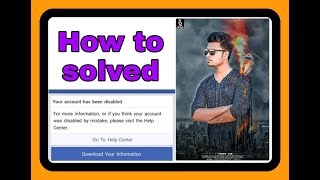 Facebook disabled downloadd your information problem