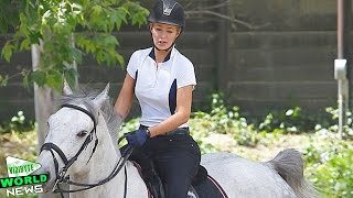 Iggy Azalea goes Horseback Riding after Nick Young Cheating Scandal