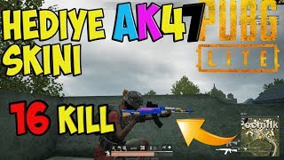 BEDAVA PUBG BEDAVA SKİN DAĞITIYOR (16Kill) | PUBG Lite Pc Türkçe