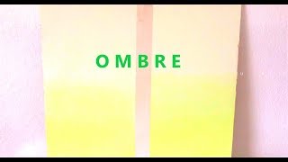 Градиент или эффект Омбре на стенах. 2 Способа Покраски. Ombre Wall