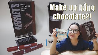 VLOG #50 | MAKE UP BẰNG CHOCOLATE?! | ETUDE HOUSE X HERSHEY'S