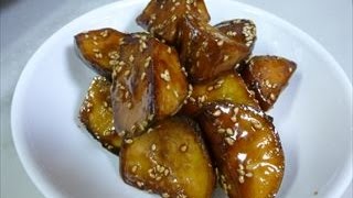 【レシピ】大学芋の作り方　How to make the University of potato