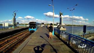 ВСЕ 52 СТАНЦИИ КИЕВСКОГО МЕТРО ЗА МИНУТУ !