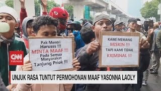 Unjuk Rasa Tuntut Permohonan Maaf Yasonna Laoly