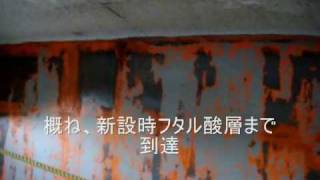 ネオリバー泥パック工法　作業風景