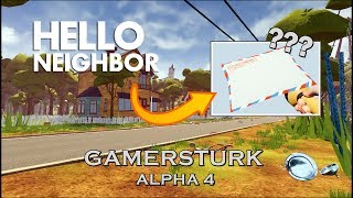 Hello Neighbor | YENİ EV VE GİZLİ MEKTUP - ALPHA 4 [Türkçe] #44