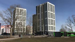 Новостройки Гомель 18 этажный жилой дом №1, 2, 3 микрорайон №21