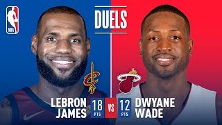 Dwyane Wade vs LeBron James: 3 vs 23