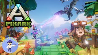 マイクラ風になったARK！PixARKをプレイ！【マイクラとARKの融合】