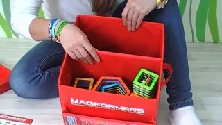 Магформерс магнитный конструктор  Magformers Строим башню и рушим ее :)