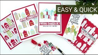 Die Cut Christmas Scenes - Card making