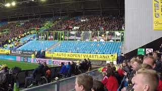 Sfeer uitvak Vitesse - PSV 2-4 (29-10-2017)