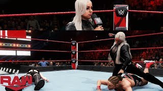 WWE 2K20 RAW LIV MORGAN RETURNS AND REVEALS WHO ATTACKED EVERYONE