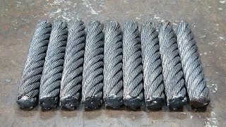 Damascus from the cable, the entire process (Blade)