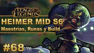 ? HEIMERDINGER MID (GUÍA) | Maestrias, Runas y Objetos/Build | Vídeo Gameplay | Temporada [S6)