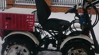 Самодельный минитрактор из мотоблока