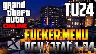 GTA 5 ONLINE: Mod Menu FUCKER [1.24 TU24 RGH/JTAG] + Download!
