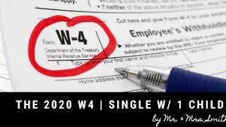 How To Fill Out 2020 W4 | Single With Child